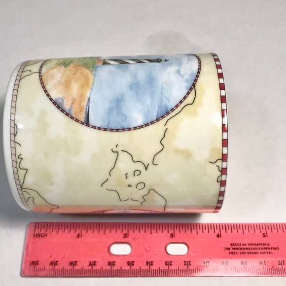 Cape Hatteras Lighthouse Light Coffee Cup Mug American Atelier At Home Porcelain - Picture 12 of 13